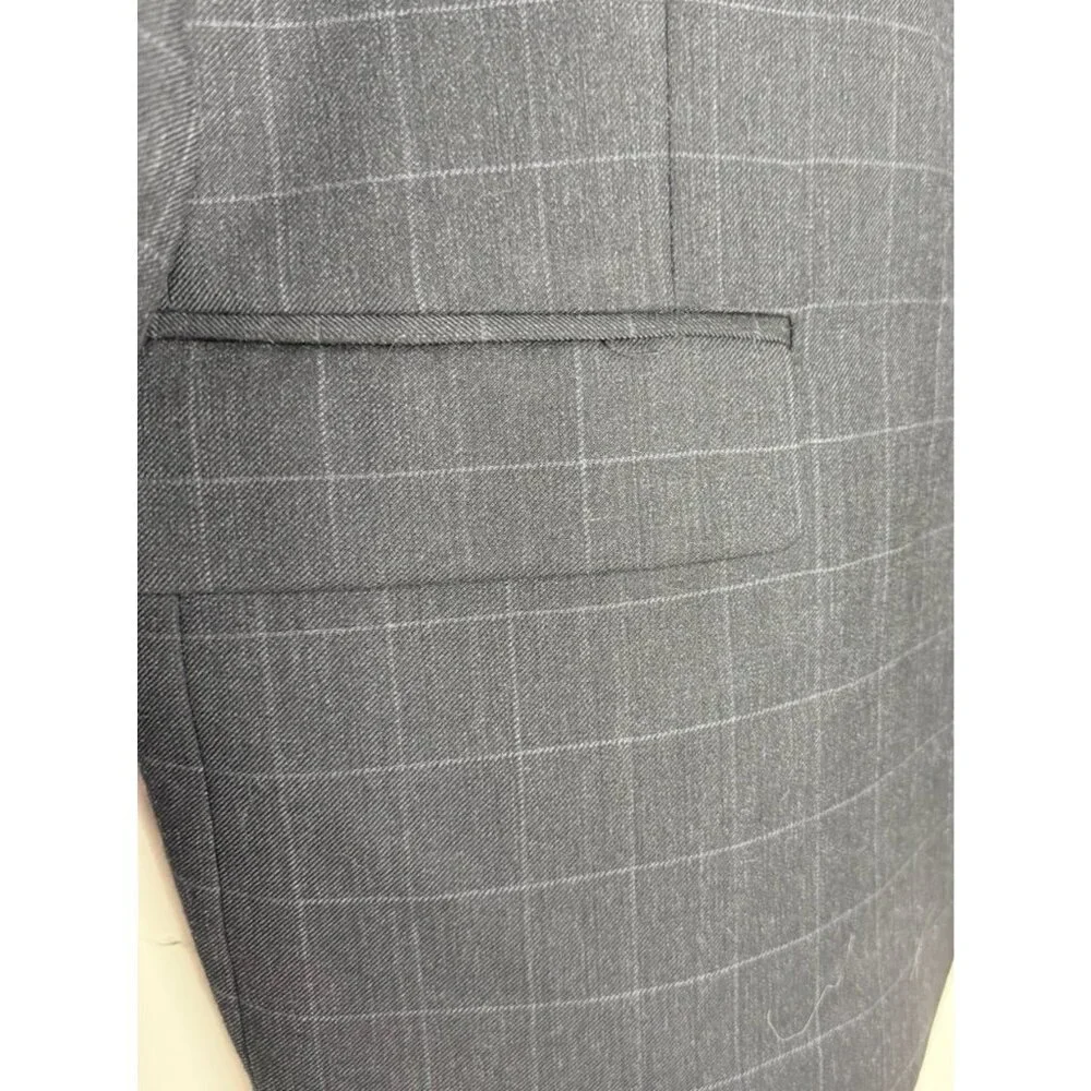 Vintage LL BEAN Plaid Wool Blazer Sport Coat Cotton Lined Classic 48 R​
